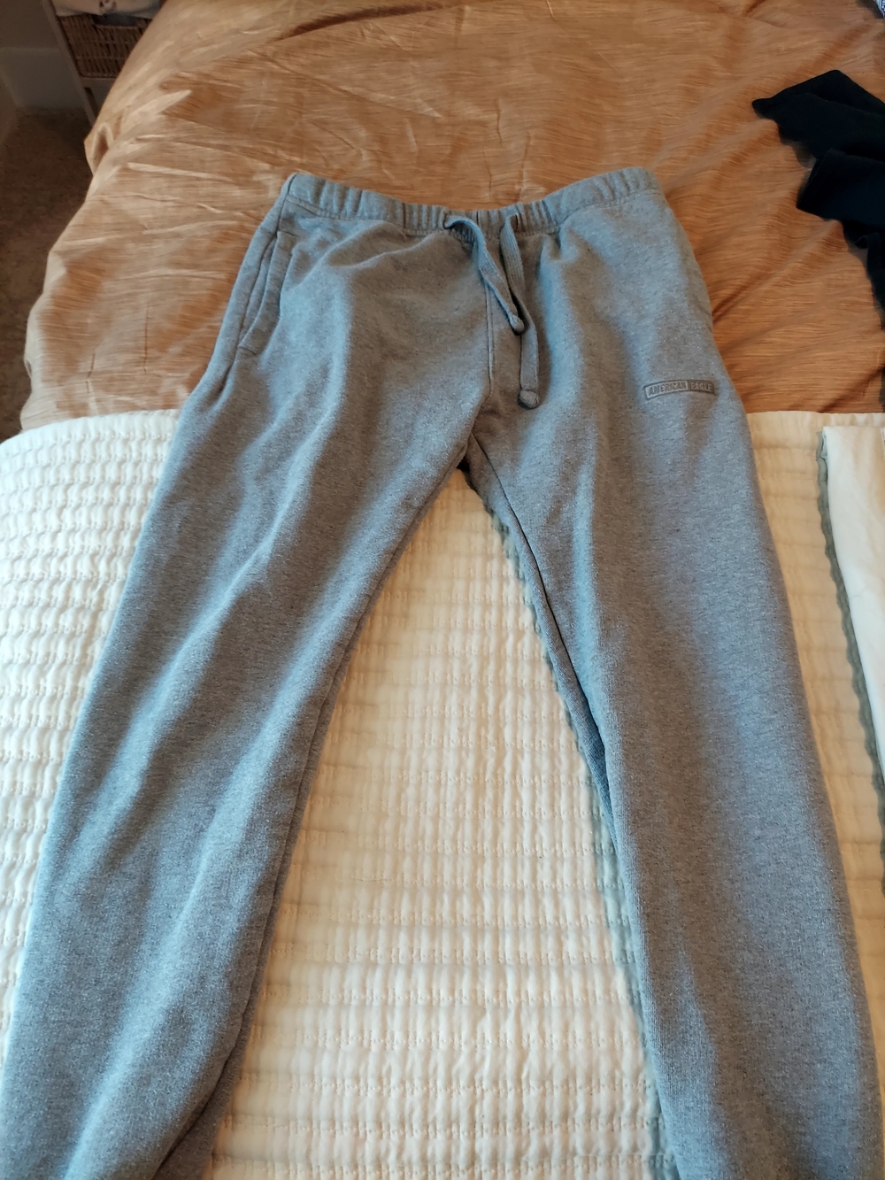 American Eagle Outfitters Light Gray Jogger Sweatpants